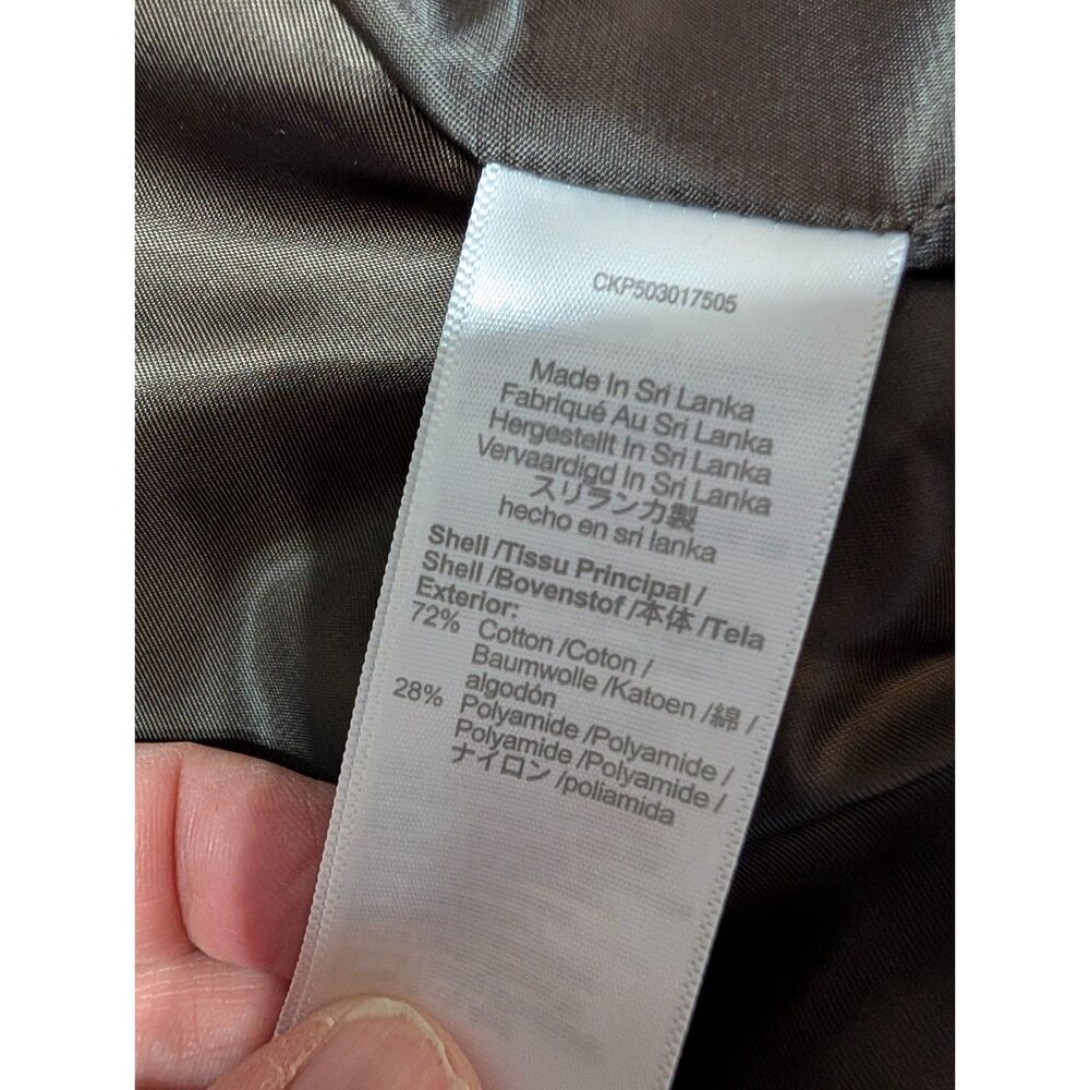 Madewell Waxed Cotton Barn Jacket Corduroy Collar Utility Coat Olive L Utility - Picture 11 of 15